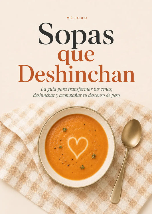 Ebook del Método de las Sopas que Deshinchan + 10 Bonos + App Mi Ayudante