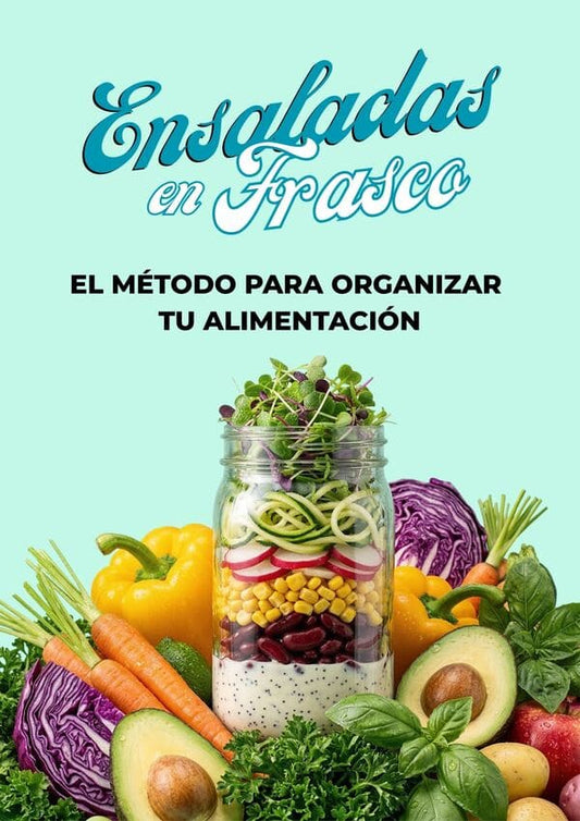 eBook 100 Recetas de Ensaladas en Frasco + 6 Bonos gratis