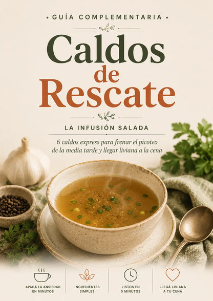Ebook del Método de las Sopas que Deshinchan + 10 Bonos + App Mi Ayudante
