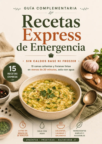 Ebook del Método de las Sopas que Deshinchan + 10 Bonos + App Mi Ayudante